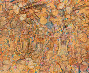 Composición de multitud